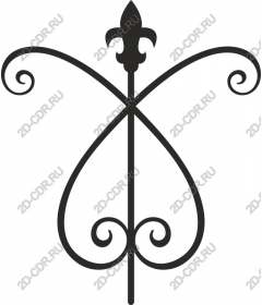  Elegant Fleur-de-Lis Flourish