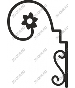  Elegant floral pattern