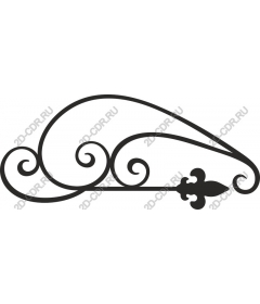  Elegant ornate curl