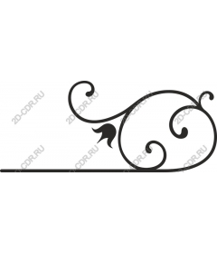  Elegant floral pattern