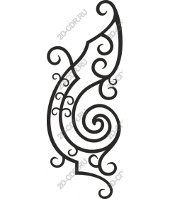  Elegant decorative curl