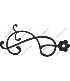  Elegant floral pattern