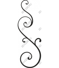  Elegant ornamental curl