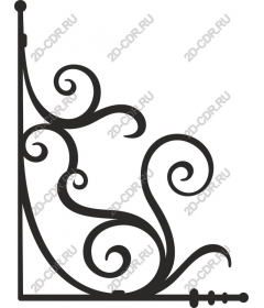Exquisite corner flourish
