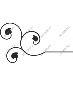  Elegant floral pattern