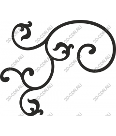 Floral fancy swirl