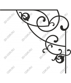  Elegant corner ornament