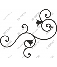  Elegant floral pattern