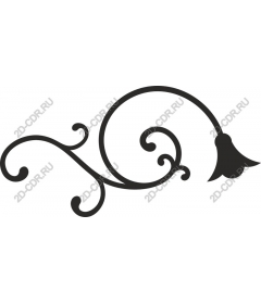  Elegant floral pattern