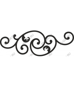  Elegant decorative swirl
