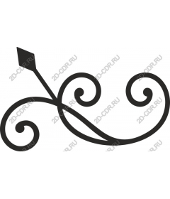  Elegant scroll arrow
