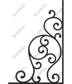  Elegant twisted corner pattern