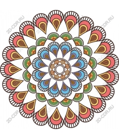 Mandala Floral Delight