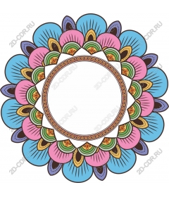  Elegant floral frame