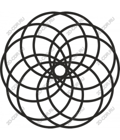  Elegant overlapping circles
