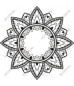 Mandala Floral Frame