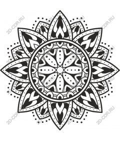 Floral mandala