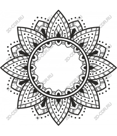 Flower mandala