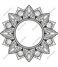  Elegant mandala for individual projects