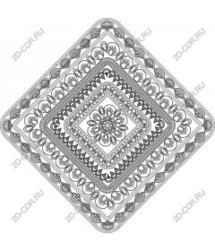  Black and white ornament