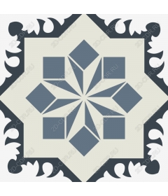 Geometric star motif