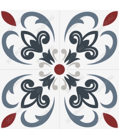  Elegant floral pattern