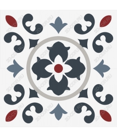  Elegant floral motif