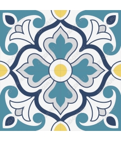  Узор плитки Floral Elegance