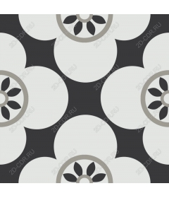  Elegant floral pattern