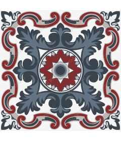 Exquisite floral decorative