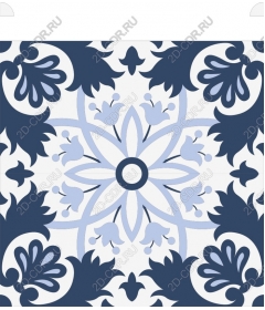  Elegant floral pattern tile
