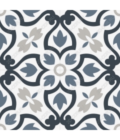  Elegant floral and leaf pattern