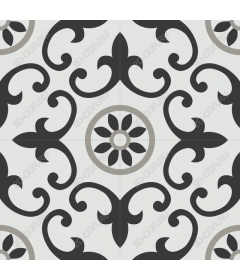  Black and grey decorative pattern