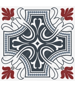  Elegant floral ornament