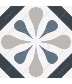  Elegant geometric pattern "drop"