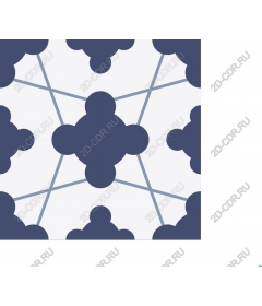 Pattern "Dark blue clouds"