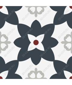  Elegant floral pattern