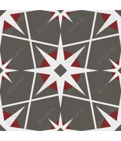 Geometric pattern "Star and circle"