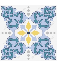 Exquisite floral medallion