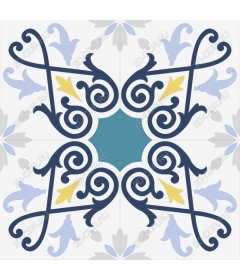  Elegant floral motif