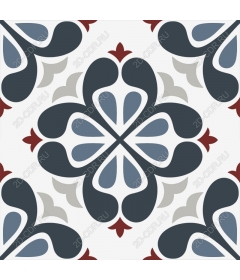  Elegant floral geometric pattern