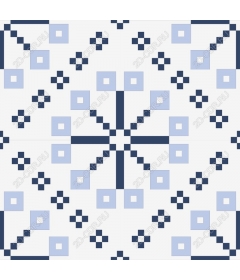  Elegant geometric pattern in blue and dark colors