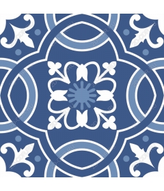  Elegant blue floral pattern
