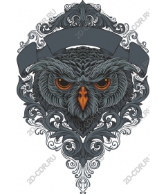  Exquisite owl's head