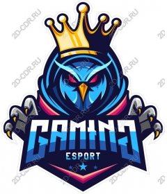  Логотип игровой совы Esport