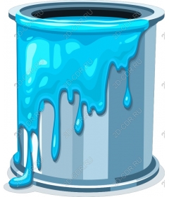  Blue paint