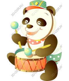 Panda Drummer