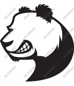  Stylized Panda head