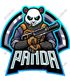 Panda with a gun