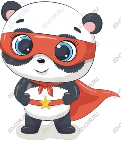  Superhero Panda